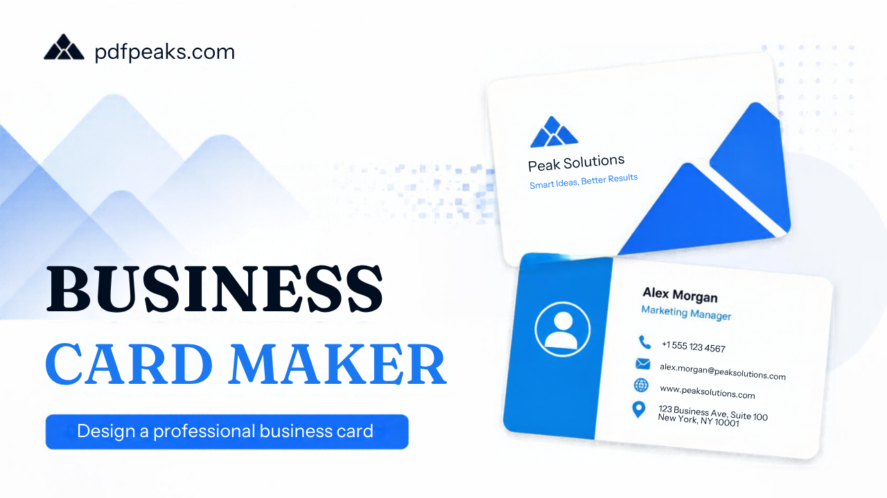 Business Card Maker