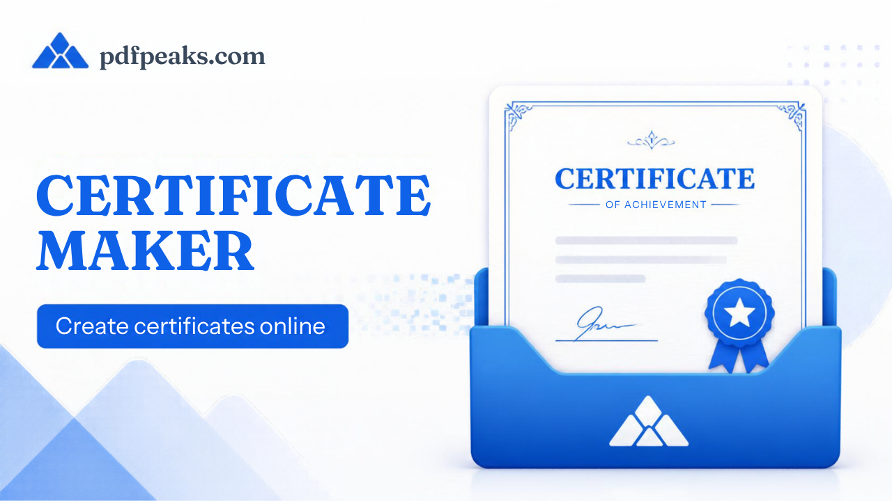 Certificate Maker
