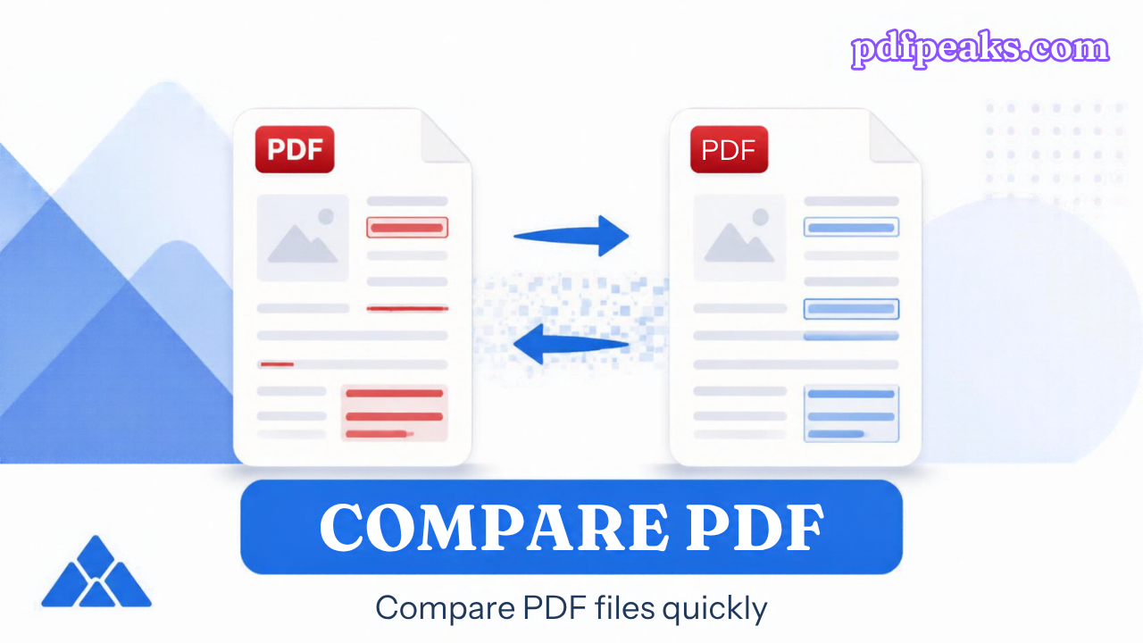 How to Compare Two PDF Files Online for Free (Find Changes)