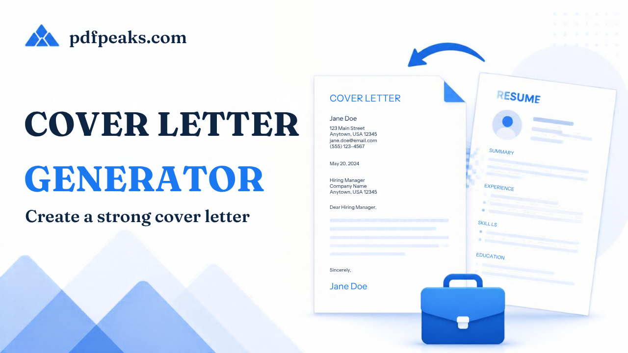 Cover Letter Generator