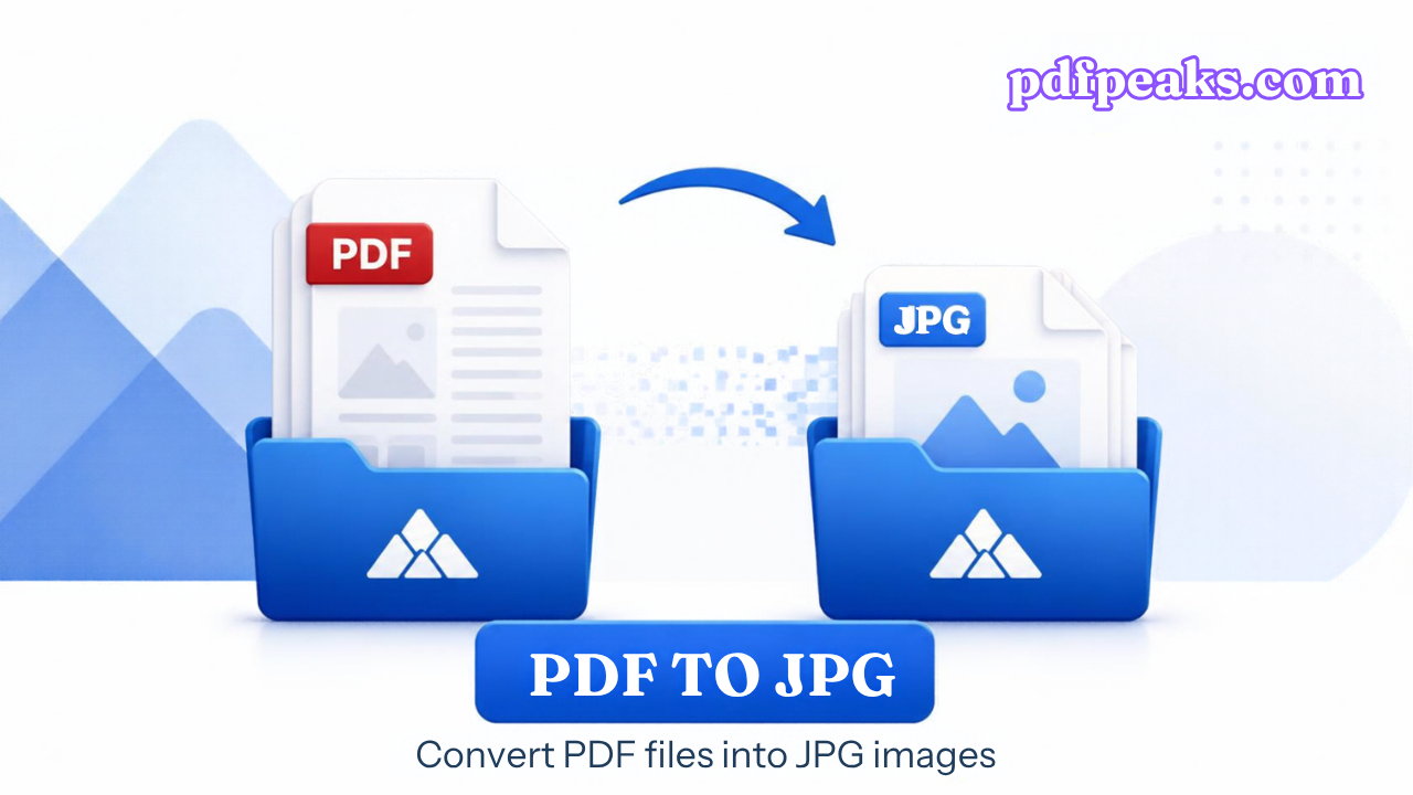 How to Convert PDF to JPG or PNG Online for Free | PdfPeaks - PdfPeaks